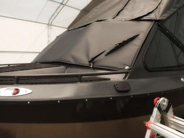 Custom windshield protector How do I protect my boat windshield from rocks